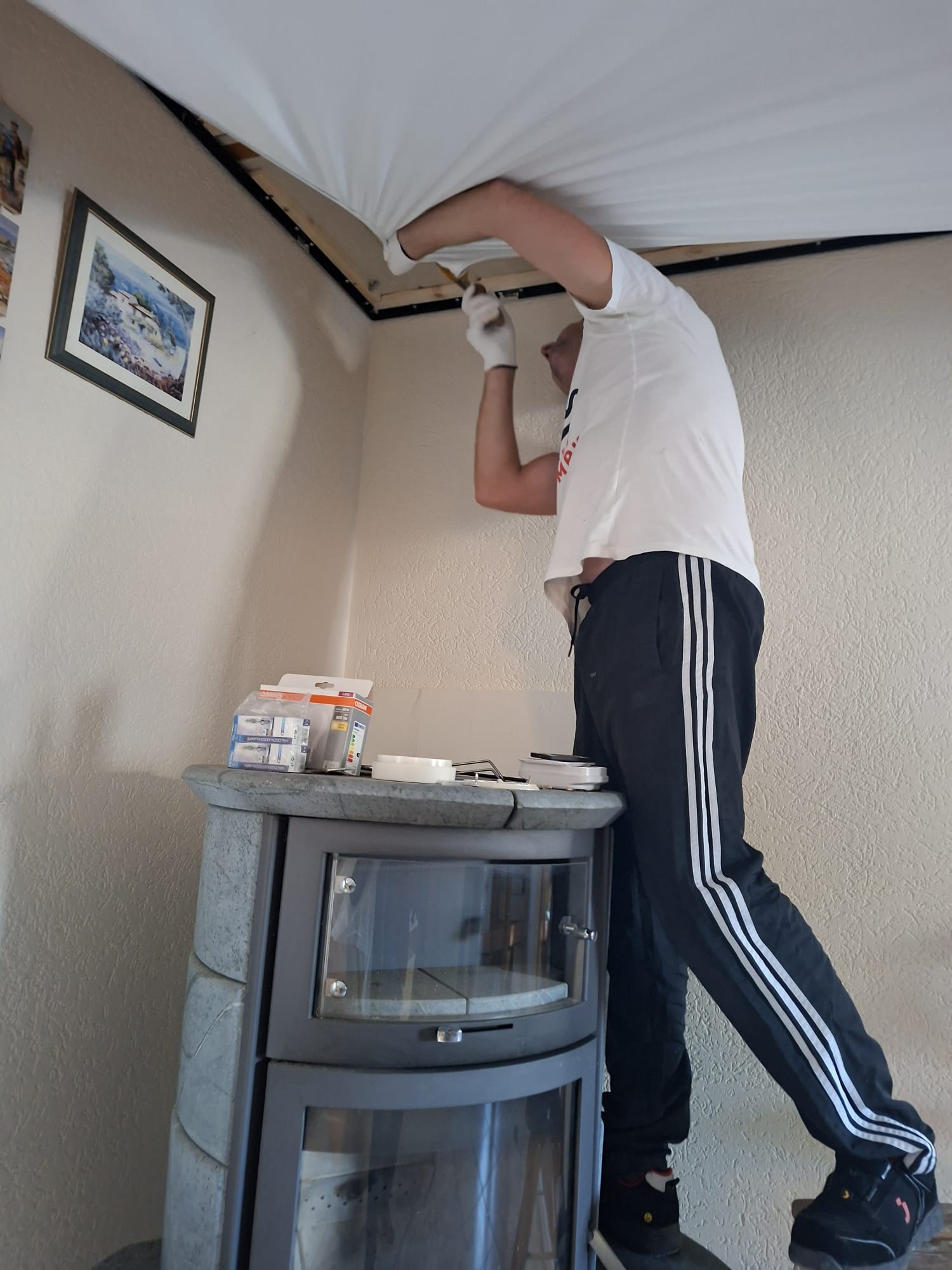 Spanndecken Montage Eugen Koch